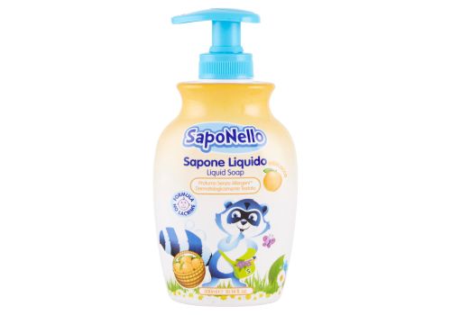SapoNello sapone liquido albicocca formula no lacrime 300ml