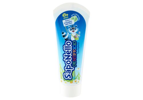 SapoNello 6+ anni dentifricio per bambini menta dolce 75ml
