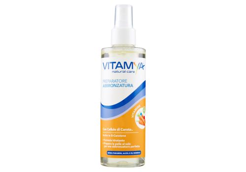 Vitamya preparatore di abbronzatura formula nutriente e protettiva 200ml