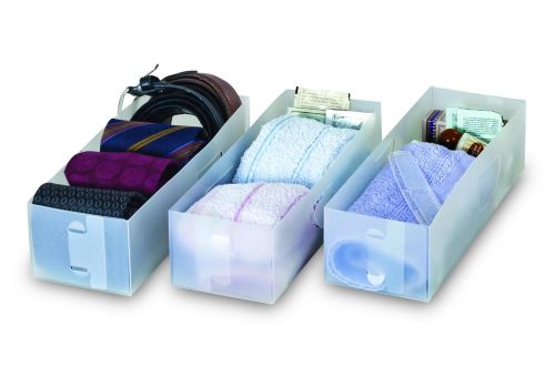 Domopak living set divisori piccoli per cassetti 3 pezzi