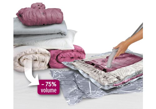 Domopak Living sacchi per sottovuoto xl con chiusura ermetica 2 pezzi