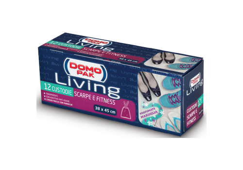 Domopak living custodie per scarpe e fitness 38 x 45cm 12 pezzi