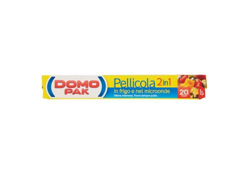 Domopak pellicola 2 in 1 frigo e microonde 20 metri