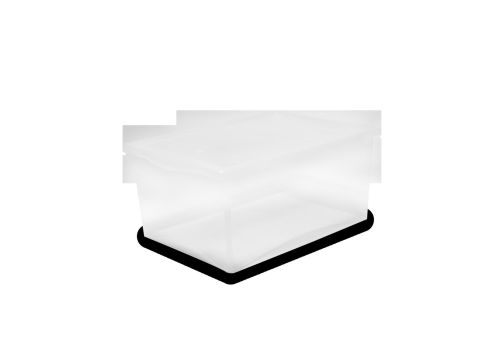 Storage Box Spring contenitore neutro in plastica misura l 55 x 39 x 25cm 1 pezzo