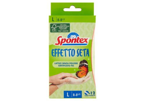 Spontex usa&getta guanti effetto seta taglia l 12 pezzi