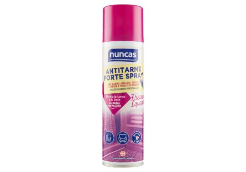 Nuncas Antitarme Forte Spray Fresco Lavanda per cabine armadio tappeti coperte e tessuti di arredo 250ml