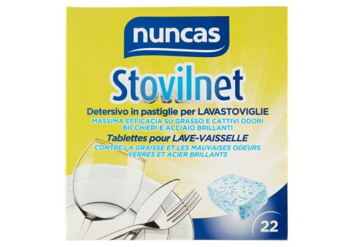 Nuncas stovilnet detersivo in pastiglie per lavastoviglie 22 x 18 grammi