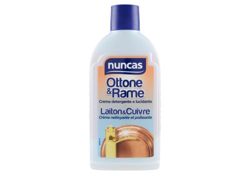 Nuncas Ottone & Rame crema detergente e lucidante 250ml