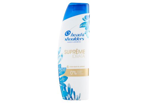 Head & Shoulders supreme idrata shampoo antiforfora con olio di argan 225ml