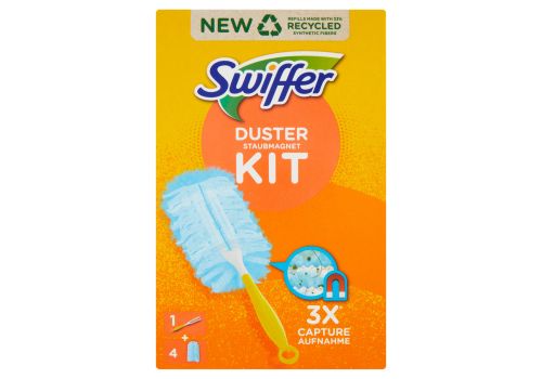 Swiffer duster kit cattura polvere con manico + 3 piumini