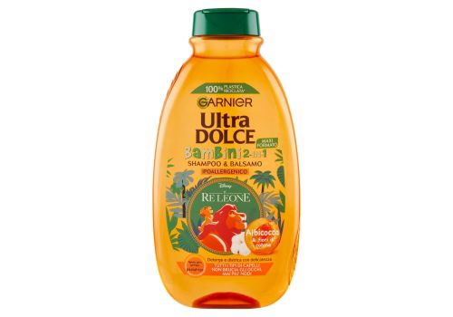 Garnier Ultra Dolce albicocca e fiori di cotone shampoo 2 in 1 per bambini senza lacrime 300ml