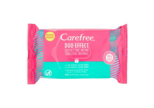 Carefree camomila salviettine intime detergenti 20 pezzi