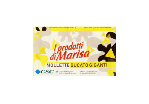 I Prodotti di Marisa mollette colorate per bucato con molla antiruggine 20 pezzi