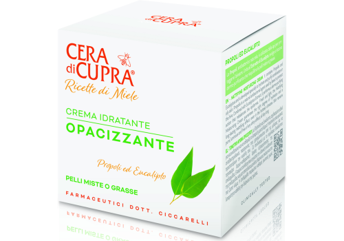 Cera di Cupra Ricette di Miele crema viso idratante opacizzante per pelli miste o grasse 50ml