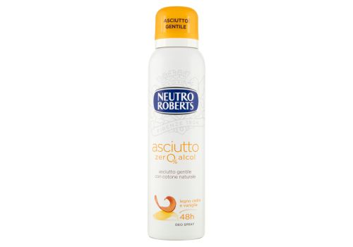 Neutro Roberts asciutto zero% alcol legno cedro e vaniglia deodorante spray 150ml