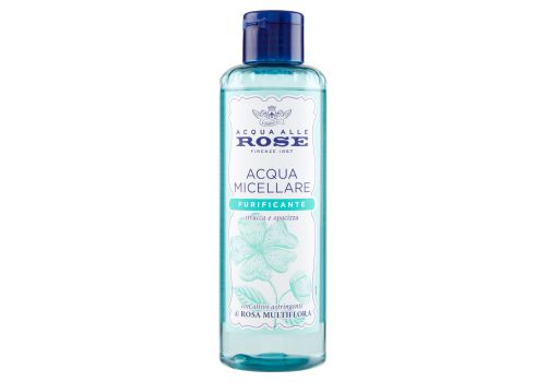 Acqua alle Rose acqua micellare purificante per rimuovere impurità e trucco 200ml
