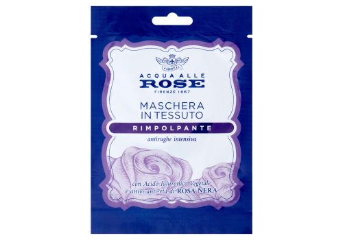 Acqua alle Rose maschera in tessuto rimpolpante per un effetto volumizzante 1 pezzo