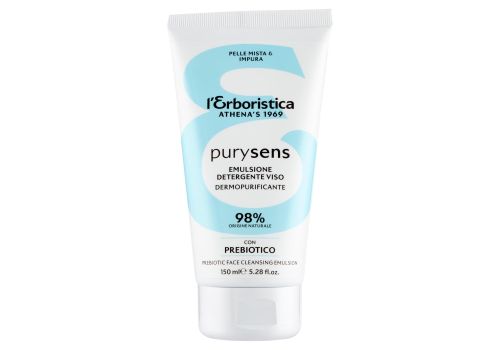 L'Erboristica Purysens emulsione detergente viso dermopurificante 150ml