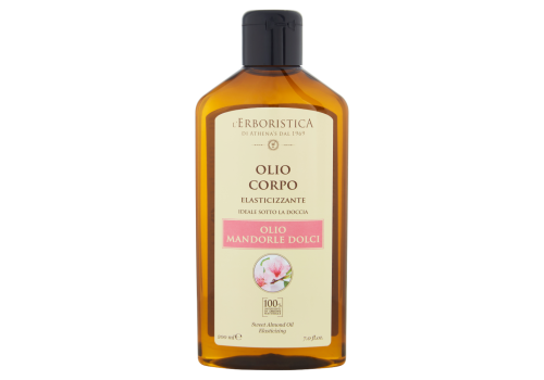 L'Erboristica olio corpo elasticizzante olio mandorle dolci 200ml