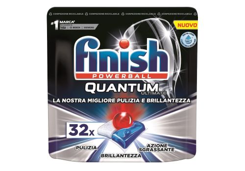 Finish tabs quantum ultimate pastiglie lavastoviglie con tecnologia avanzata 20 pezzi