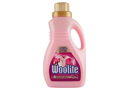 Lip Woolite lana e delicati detersivo liquido per bucato a mano e lavatrice 25 lavaggi 1,5 litri