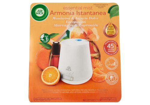 Air Wick Essential Oils mandarino e arancia diffusore di fragranza per ambienti con oli essenziali 20ml