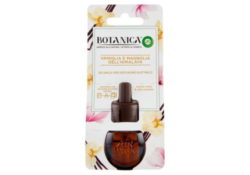Botanica vaniglia & magnolia dell''himalaya diffusore elettrico ambienti ricarica 19ml