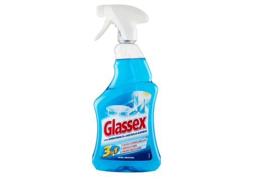 Glassex con ammoniaca e speed alcool detergente multiuso spray 500ml