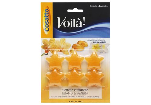 Cosatto ebano e ambra gemme profumate per armadio 6 pezzi