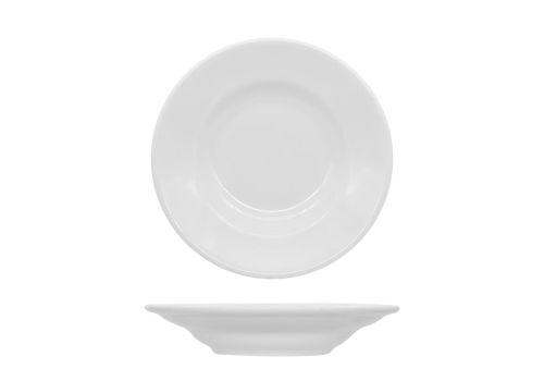 Tivoli bianco piatto fondo in porcellana Ø 23,5cm 1 pezzo