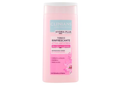 Clinians Hydra Plus tonico rinfrescante attivo antistress 200ml