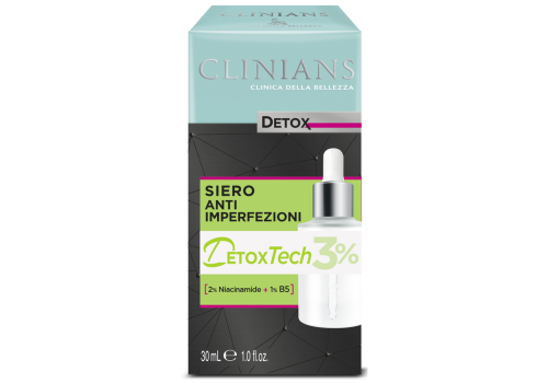 Clinians Detox Tech siero anti-imperfezioni con azione purificante 30ml
