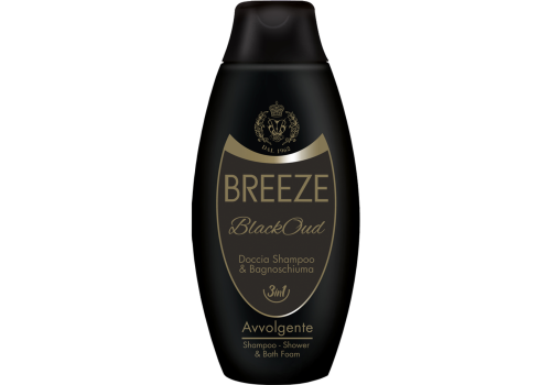 Breeze Black Oud doccia shampoo & bagnoschiuma avvolgente 400ml