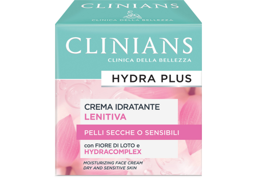 Clinians crema idratante lenitiva per pelli secche sensibili 50ml