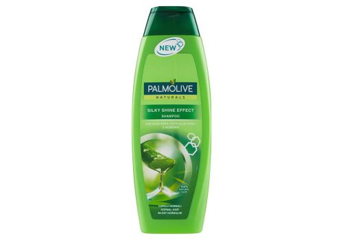 Palmolive naturals silky shine effect shampoo per capelli morbidi e luminosi 350ml