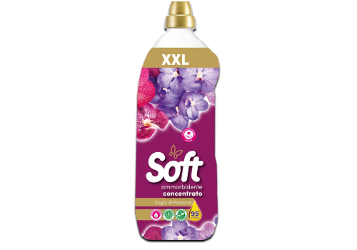 Soft passione ammorbidente concentrato 95 lavaggi 2 litri