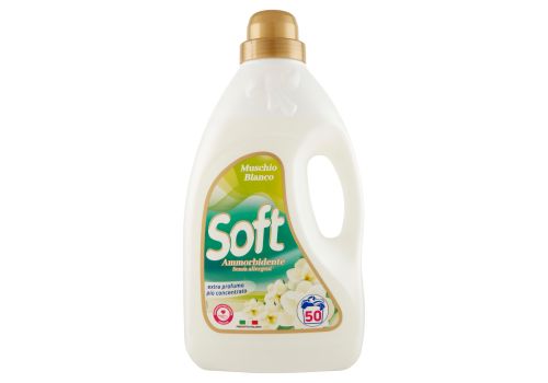 Soft muschio bianco ammorbidente 50 lavaggi 2750ml