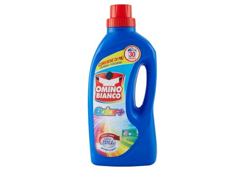 Omino Bianco color+ detersivo lavatrice liquido per capi colorati 30 lavaggi 1500ml