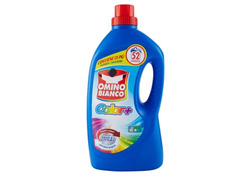 Omino Bianco color+ detersivo lavatrice liquido per capi colorati 52 lavaggi 2600ml