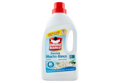 Omino Bianco muschio bianco detersivo lavatrice liquido 23 lavaggi 1050ml