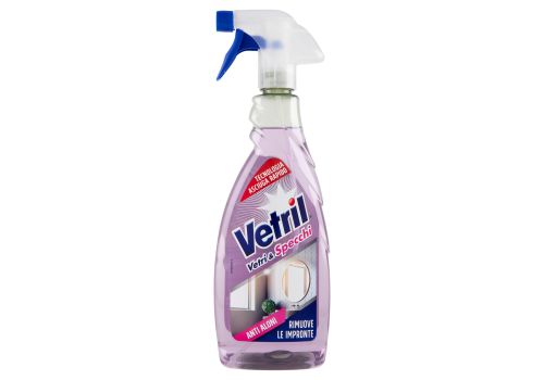 Vetril vetri & specchi spray detergente con effetto brillante 650ml