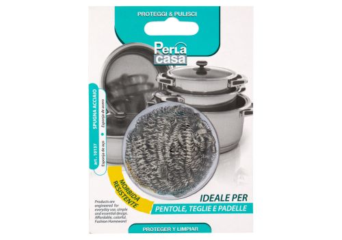 PerLa casa proteggi & pulisci spugna in acciaio