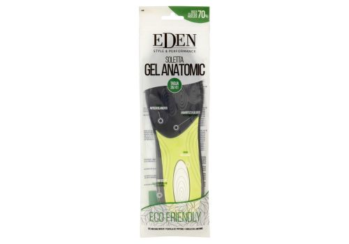 Eden Style & Performance soletta gel anatomic taglia 36/41 paio