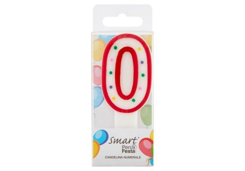 Smart PerLa Festa 0 candelina Numerale 1 pezzo