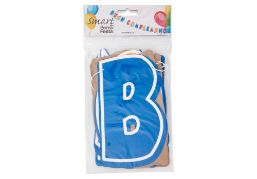 Smart PerLa Festa festone Buon Compleanno 2,5 metri 1 pezzo