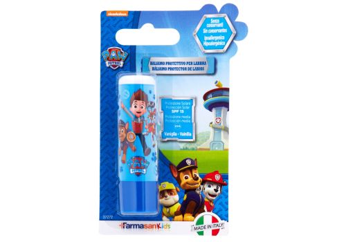 Farmasan kids nickelodeon paw patrol balsamo labbra protettivo per bambini 5,5ml