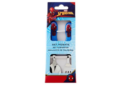 Marvel Spider-Man set posate cucchiaio e forchetta