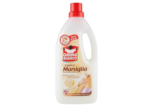 Omino Bianco cuore di marsiglia detersivo lavatrice liquido 16 lavaggi 1000ml