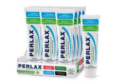 Perlax dentifricio ai carboni attivi con antibatterico 100ml