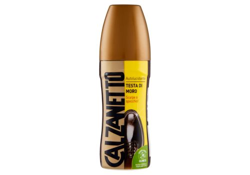 Calzanetto autolucidante testa di moro crema autolucidante per scarpe 75ml